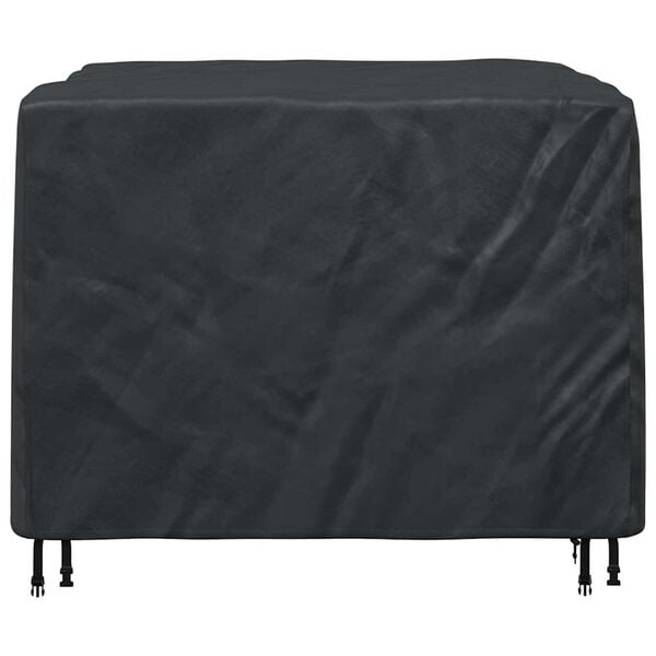 vidaXL Furniture Cover Plain Black 135 x 135 x 90 cm Fabric