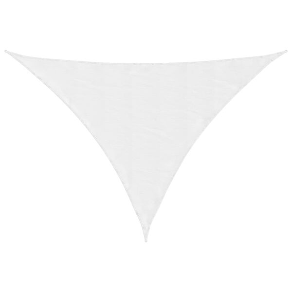vidaXL Sunshade Sail Oxford Fabric Triangular 3x4x4 m White