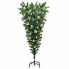 vidaXL Upside-down Artificial Pre-lit Christmas Tree with Ball Set PVC