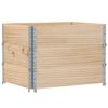 vidaXL Pallet Collars 3 pcs 80x60 cm Solid Wood Pine