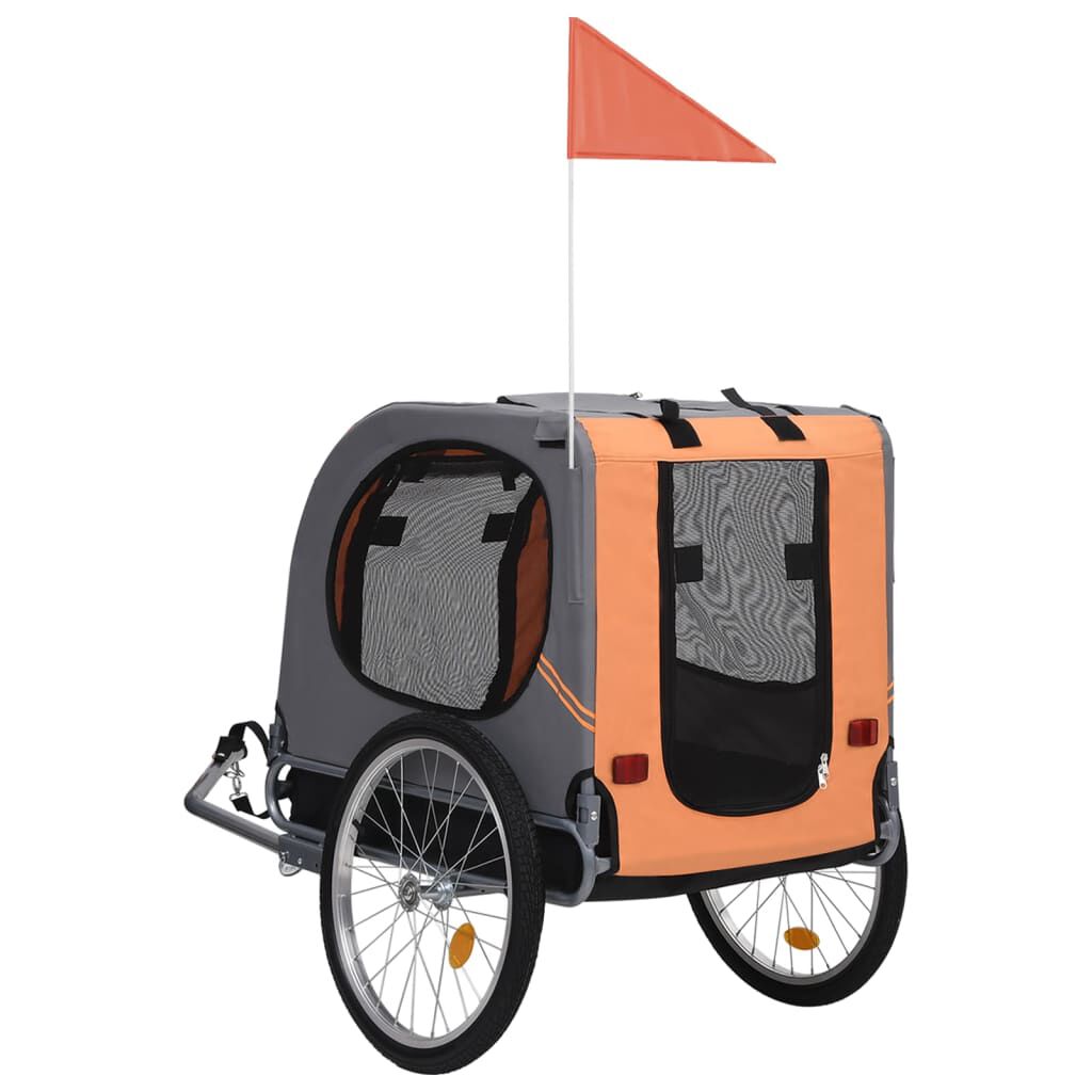 Orange bike trailer clearance