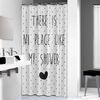 Sealskin Shower Curtain Lyrics 180 cm Black and White 233581319