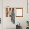vidaXL Wall-Mounted Coat Rack Old wood 85 x 10 x 45 cm Engineered wood