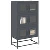vidaXL Highboard Anthracite 68x39x123 cm Steel
