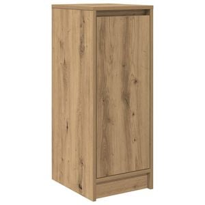 vidaXL Shoe Cabinet Artisan Oak 29,5x34x76 cm Engineered Wood