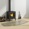 vidaXL Fireplace Glass Plate 120x50 cm