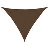 vidaXL Sunshade Sail 160 g/m² Brown 3.5x3.5x4.9 m HDPE