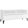 vidaXL TV Cabinet High Gloss White 100x34.5x44.5 cm Engineered Wood