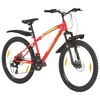 vidaXL Mountain Bike 21 Speed 26 inch Wheel 36 cm Red