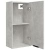 vidaXL Wall-mounted Bathroom Cabinet Concrete Grey 32x20x67 cm