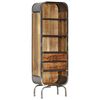 vidaXL Highboard 40x30x126 cm Solid Wood Mango