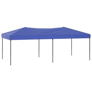 vidaXL Party Tent | Blue | 210D oxford fabric with silver coating | 3x6 m