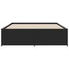 vidaXL Bed Frame without Mattress Black 160x200 cm