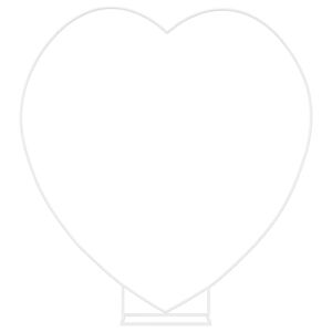 vidaXL Wedding Arch White 195 x 35 x 211 cm Steel