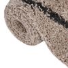 vidaXL Shaggy Rug High Pile Beige and Anthracite 140x200 cm