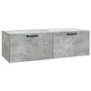 vidaXL Wall-Mounted TV Cabinet Concrete Grey 98 x 41 x 30 cm