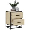 vidaXL Bedside Cabinet Sonoma Oak 40x31x50 cm Engineered Wood