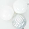 vidaXL Christmas Bauble Set 9 pcs White Plastic