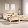 vidaXL Bed Frame without Mattress 200x200 cm Solid Wood Pine