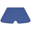 vidaXL Replacement Canopy for Garden Swing Blue 188/168x145/110 cm