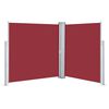 vidaXL Retractable Side Awning 170x600 cm Red