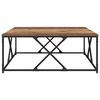 vidaXL Coffee Table Old Wood 100 x 100 x 40 cm Engineered Wood