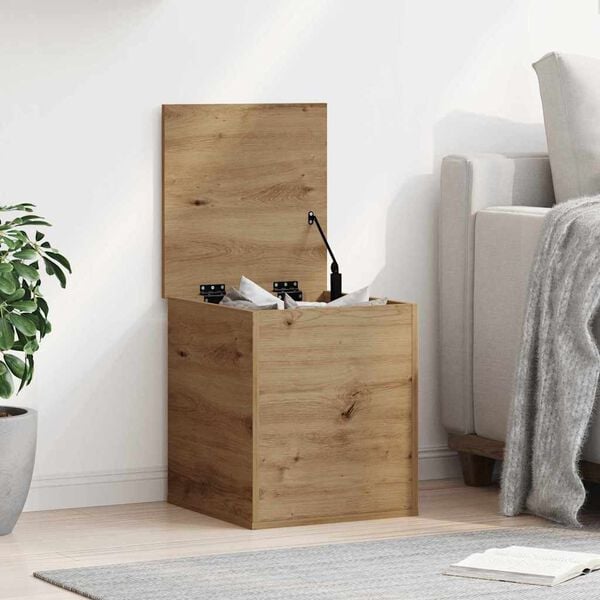 vidaXL Storage Box Artisan Oak 40 x 42 x 46 cm Engineered Wood