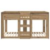 vidaXL Bunk Bed for Kids Artisan Oak 90 x 190 cm Engineered Wood