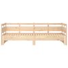 vidaXL Pull-out Day Bed without Mattress Solid Wood Pine 2x(90x200) cm