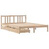 vidaXL Bed Frame without Mattress 120x200 cm Solid Wood Pine