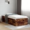 vidaXL Bed Frame without Mattress Smoked Oak 90x200 cm