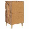 vidaXL Bedside Cabinet Old Wood 40 x 35 x 70 cm Engineered Wood
