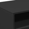 vidaXL Coffee Table with LED Lights Black 90x49x40 cm