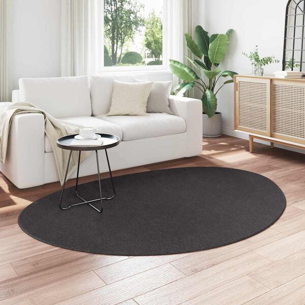 vidaXL Carpet Folding HUARTE Anthracite 140 x 200 cm Polyester