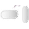 vidaXL LED Bathroom Mirror 60x25 cm Oval