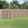 vidaXL Outdoor Dog Kennel Steel 16,94 m&sup2;