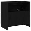 vidaXL Bathroom Cabinet Black Oak 59 x 37 x 59 cm Engineered wood