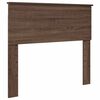 vidaXL Bed Frame Brown Oak and Silver 100 x 200 cm Engineered Wood
