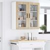 vidaXL Kitchen Cabinet 2 pcs Sonoma Oak 40 x 31 x 80 cm