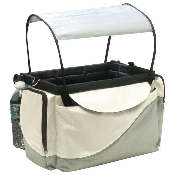 SOLVIT Dog Bicycle Basket Grey