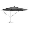 vidaXL Cantilever Roma Parasol Anthracite and Black 352 x 251 x 265 cm
