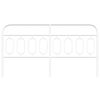 vidaXL Metal Headboard White 183 cm