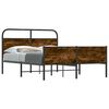 vidaXL Bed Frame without Mattress 120x200 cm Sonoma Oak Engineered Wood
