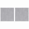vidaXL Stair Tread Square 2 pcs Silver 30 x 30 cm Aluminium
