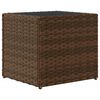 vidaXL Garden Planters 2 pcs Brown 36x30x32 cm Poly Rattan