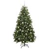 vidaXL Artificial Christmas Tree Green 180 cm PVC and Metal