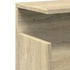 vidaXL Wall Cabinet 60x20x30 cm Sonoma Oak Engineered Wood