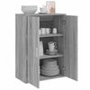 vidaXL Sideboard Grey Sonoma 60x31x84 cm Engineered Wood