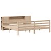 vidaXL Bookcase Bed without Mattress 200x200 cm Solid Wood Pine