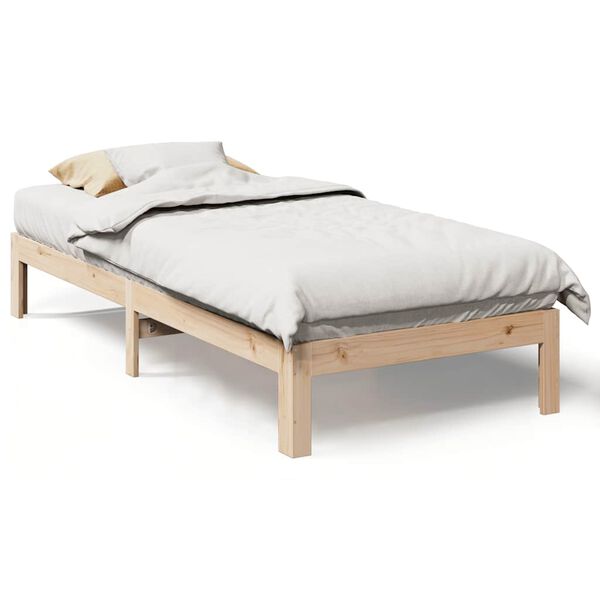 vidaXL Bed Frame without Mattress 90x200 cm Solid Wood Pine